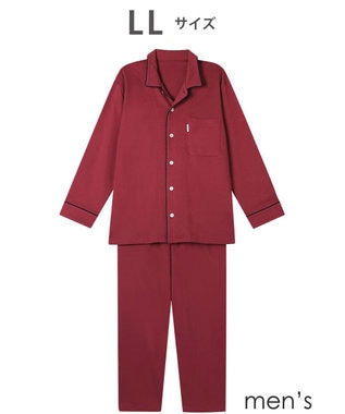 ワコール／睡眠科学 メンズ パジャマ 綿100%(本体) あったか 長袖 長ズボン YGW451 睡眠科学／ワコール