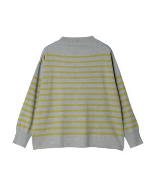 CRAFT STANDARD BOUTIQUE とてもちボーダーニットプルオーバー Gray Mixture