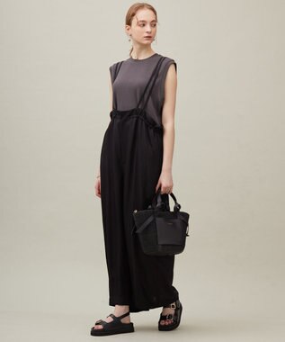 23区 【SACRA】ベアワッフル カットソー チャコールグレー系