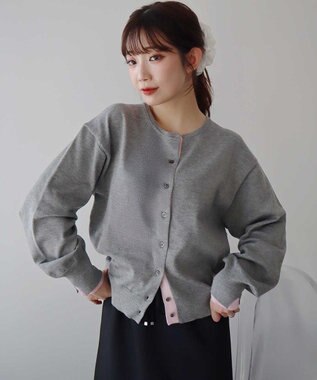 earth music&ecology 【一部予約】カラーコンビニットカーディガン