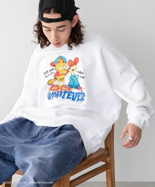 WEGO 【ユニセックス着用ITEM】別注GARFIELDプルオーバー 柄1