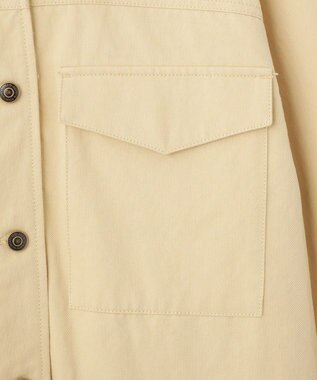CRAFT STANDARD BOUTIQUE ワークシャツブルゾン Light Beige