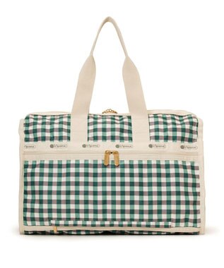 LeSportsac DELUXE MED WEEKENDER/フォレストギンガム フォレストギンガム
