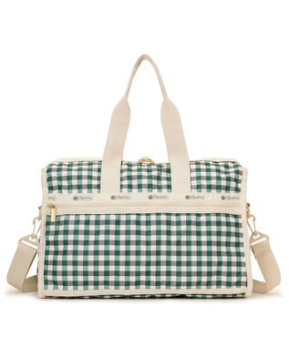 LeSportsac DELUXE MED WEEKENDER/フォレストギンガム フォレストギンガム