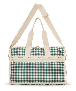 LeSportsac DELUXE MED WEEKENDER/フォレストギンガム フォレストギンガム