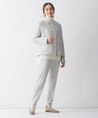 自由区 【洗える・Sサイズ有】ピュアカシミヤ タートルネックニット (検索番号:JL26) ホワイト系