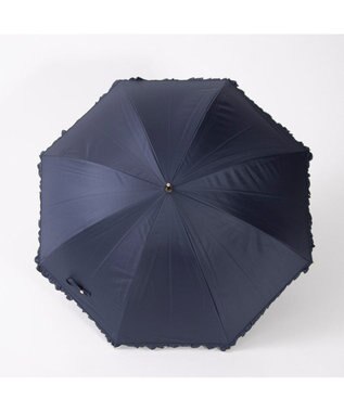 UNBILLION カシュネ cachenez / 【晴雨兼用】【日傘】 【UV カット率99.999.9％以上】PUヒートカットフリルバルーンショートパラソル ネイビー