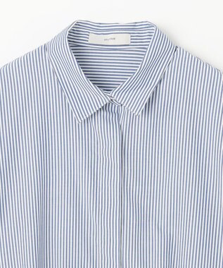 ANY L 【手洗い可能/抗菌防臭/UVカット/速乾】ロングシャツ ブルーロンスト