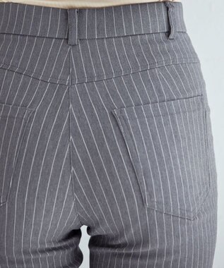 Tiaclasse 【洗える】ストレッチスリムパンツ グレー