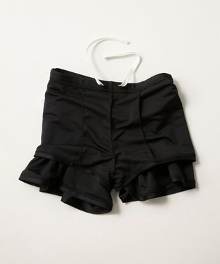 OP／FILA 【Kappa】フレアショートパンツ水着 ブラック