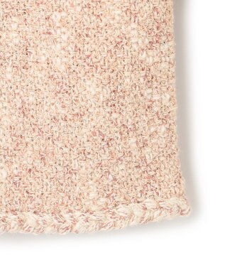 TOCCA TWEEDY MAZE ニットジャケット ピンク系