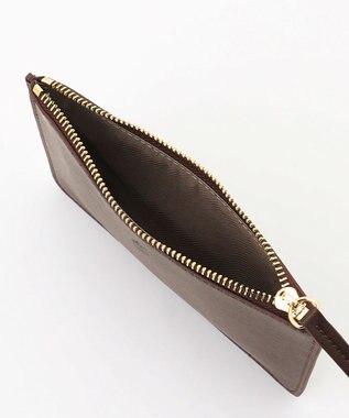 自由区 クロッシェフリンジ バッグ ダークブラウン