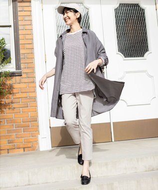 ANY L 【ストレッチ】大人の7daysデイリーパンツ グレージュ