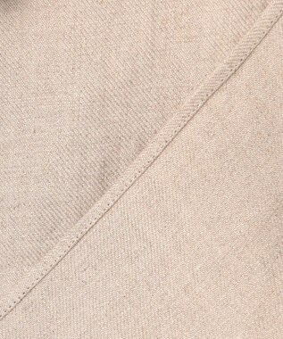BEIGE， 【S-size】CHESTNUT / ノーカラーブラウス Flax