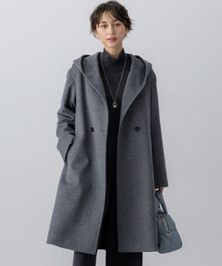 最終値下　アルテリア　ウールカシミア　フードコート YONFA / 【第二弾 PRE ORDER】ウールカシミヤフードコート (gray)