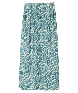 Green Parks ＫＢＦ　アフリカ柄スカート Blue Green