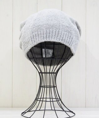 石田製帽 マイクロモール ホールガーメント ニット帽 ミディアムグレー