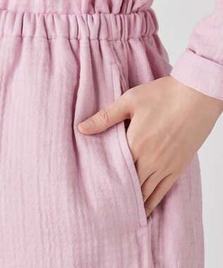 UCHINO マシュマロガーゼシンプルパジャマ ユニセックス ピンク