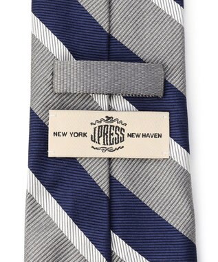 J.PRESS MEN 【STRUCTURE MIX COLLECTION】レジメンタル ネクタイ グレー系1