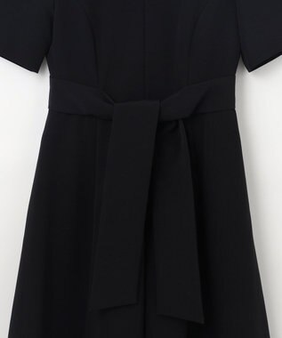 GRACE CONTINENTAL スリーブタックドレス ブラック