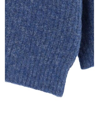 earth music&ecology フワフワＭＩＸヤーンカーディガン Blue