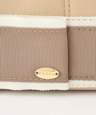 TOCCA CHELSEA OF RIBBON CANVASTOTE キャンバストートバッグ ベージュ系