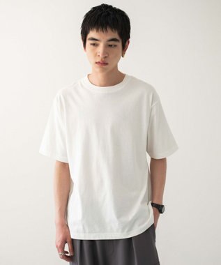 WEGO 【ユニセックス着用ITEM/MLサイズ展開/綿100%】リラックスフィットコットンT（SS） ホワイト