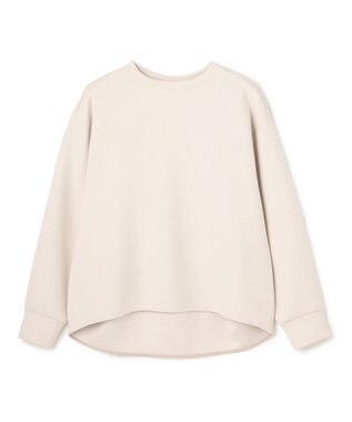 UNFILO L BEAUTY FORM JERSEY バックフォルム プルオーバー グレージュ