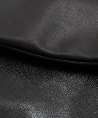 russet 《ショルダーバッグ人気NO.1モデル》ソフトレザーラウンドビッグショルダーバッグ(CE-1325-WEB) Black2（シルバー金具）