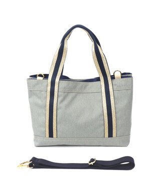 Regalo Felice 【撥水 / 色落ちしないデニム調生地 / ショルダー付】2層トート / REGALO