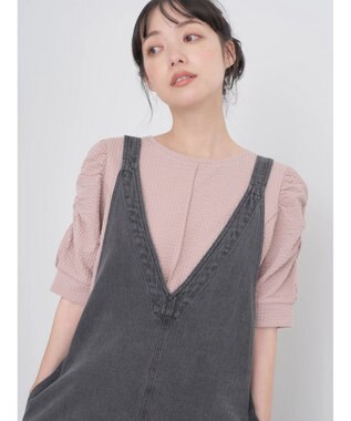 earth music&ecology デニムジャンスカ Black