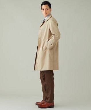 GOTAIRIKU 【山栄毛織】コットンモヘヤ ラグラン コート ベージュ系