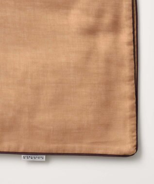 京和晒綿紗 ガーゼ枕カバー 柿渋3重合わせ L50×70用 柿渋染め