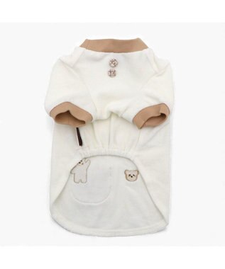 PET PARADISE ペットパラダイスくまちゃん サーモキープ Ｔシャツ 超小型犬 小型犬 ホワイト×ブラウン