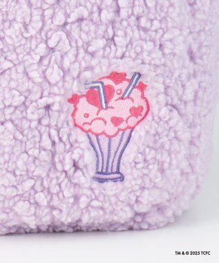 MOONBAT Care Bears(ケアベア) ボアバッグ B4サイズ 手洗い可能 ファイファー ライトパープル