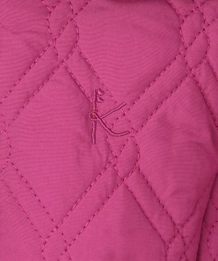 組曲 KIDS 【110-140㎝】中綿キルト コート ラズベリー系