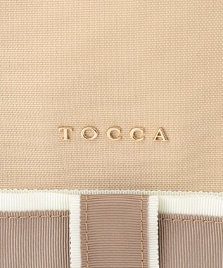 TOCCA CHELSEA OF RIBBON CANVASTOTE キャンバストートバッグ ベージュ系