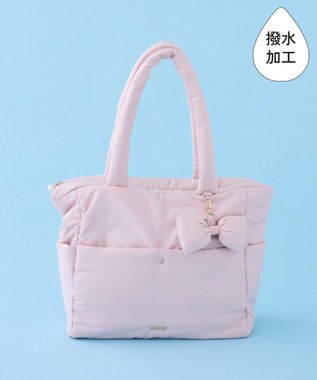Maison de FLEUR 撥水加工パファーキャリーオントートバッグ