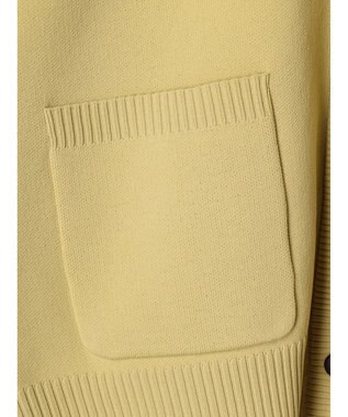 earth music&ecology スポンディッシュミドル丈カーディガン Yellow