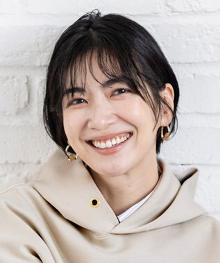 ANY 【WEB限定】メタルフープモチーフピアス(両耳用) ライトゴールド