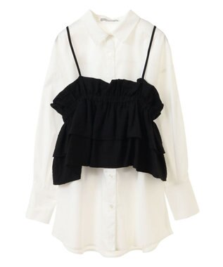 Green Parks armonia.ビスチェセットシャツチュニック Black