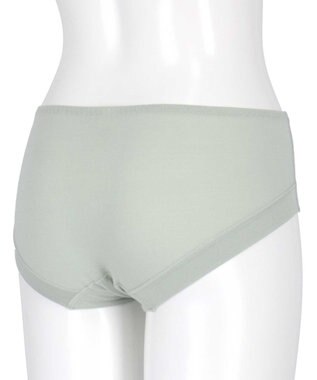 une nana cool リニューアル【綿混】ビタードットコットン ショーツ セージグリーン