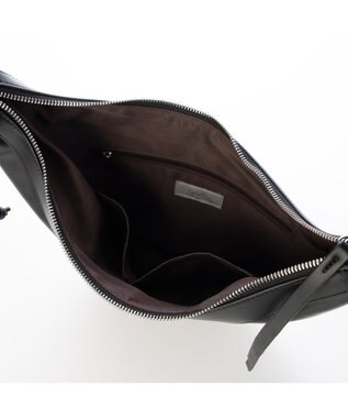 UNBILLION カシュカシュ cachecache / ハーフムーンコードハンドルショルダー ブラック