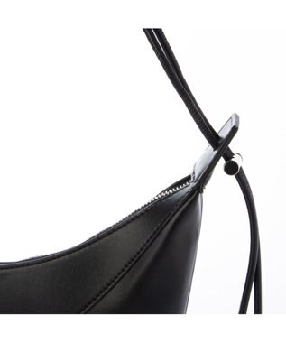 UNBILLION カシュカシュ cachecache / ハーフムーンコードハンドルショルダー ブラック