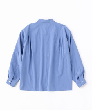 UNFILO MENS 【男女兼用】コンフォート カジュアル ワイドシャツ [24年秋冬商品] スモーキー ブルー