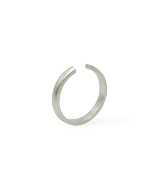 susui 【doughnut】イヤカフ L (SVMAT) シルバー/マット