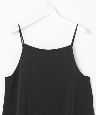 23区 L 【先行予約】サテンレースキャミソール ブラック系