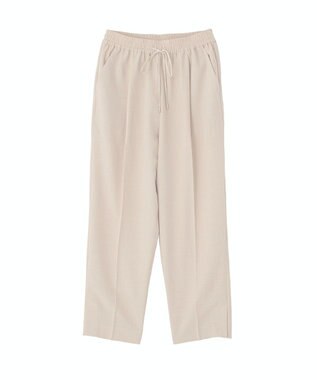 YECCA VECCA 【UVカット】サラサライージーテーパードパンツ Light Beige