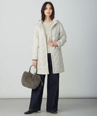 J.PRESS LADIES 【2way】エコファー バッグ グレー系