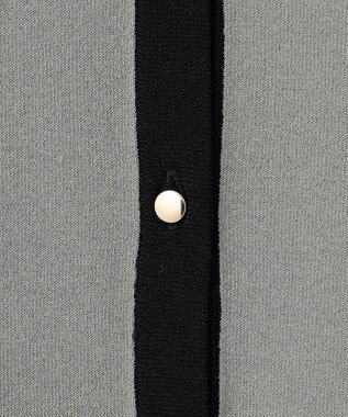 23区 【VERY5月号掲載/洗える】レーヨンポリエステルストレッチ カーディガン カーキxブラック